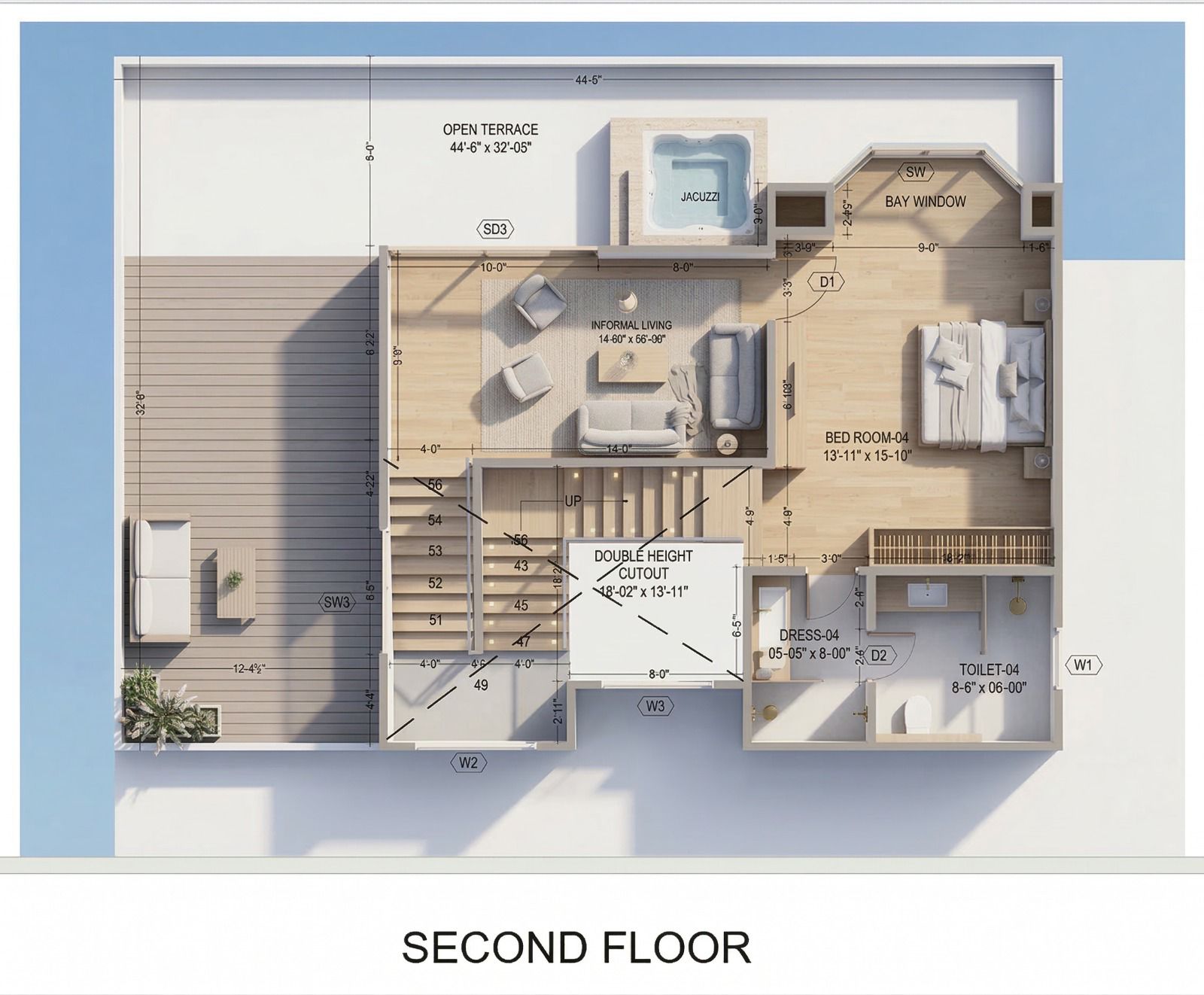 Pine Valley Villa — floor plan 2